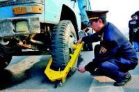 湖南城管局專用汽車車輪鎖 城市管理的有力助手